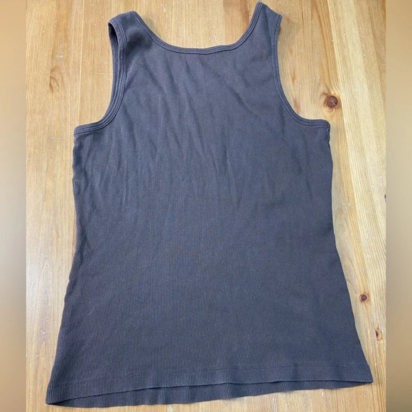 Womans Tommy Hilfiger Muscle Shirt XL Brown - Picture 6 of 7